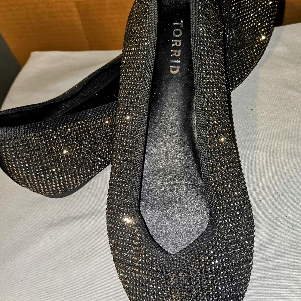 Torrid Black Rhinestone Women's Flats
